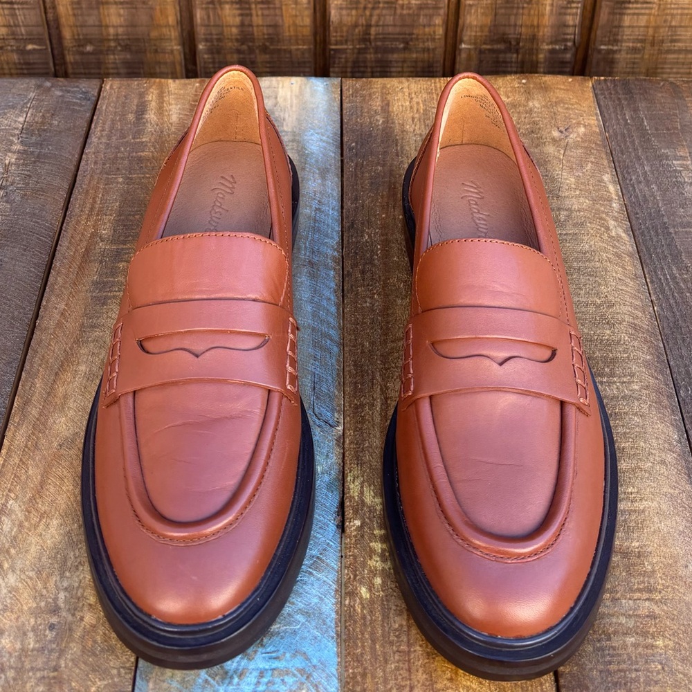 Madewell Tan Leather Loafers - Picture 2 of 15
